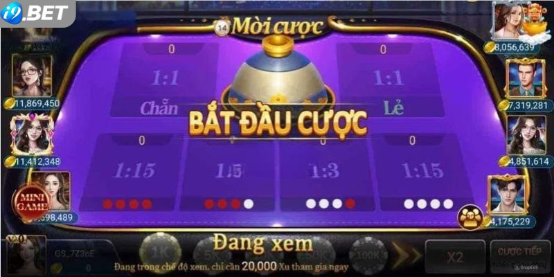 Luật xóc đĩa đổi thưởng đơn giản